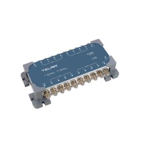 Amplificateur multiswitch TV satellite professionnel Telra TA-01020 10X8 20dB pour système de distribution de signal SMATV hôtelier, garantie 2 ans - Product Image 3