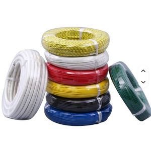 Cable de fibra de vidrio con resistencia a altas temperaturas, excelente aislamiento eléctrico y retardante de llama. Cable calefactor de fibra de vidrio - Product Image 1