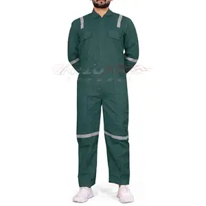 Tuta da uomo per lavoratori 100% cotone abbigliamento da lavoro di sicurezza uniforme generale