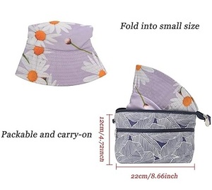 Chapeau de pêcheur en gros, OEM personnalisé, motif imprimé sur toute la surface, ajustement réglable, couvre-chef de randonnée, chapeaux de pêcheur de haute qualité - Product Image 4