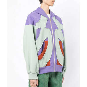 Sweatshirts à cordon en coton polaire personnalisés pour hommes Prix de gros Sweat à capuche avec motif solide Veste d'hiver à vendre - Product Image 5