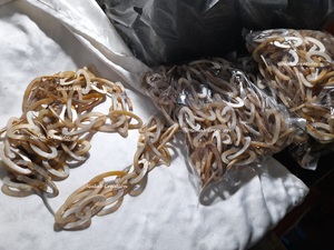 Collar con colgante de cuerno de búfalo natural hecho a mano para mujer, joyería de declaración Tribal ligera - Product Image 4