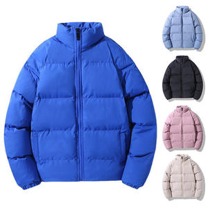 Custom logo 2023 Winter Men Loose Zipper Down <b>Coat</b> Cotton Padded Hooded Waterproof Feather Warm <b>Heated</b> Jacket 2025 Winter - Product Image 5