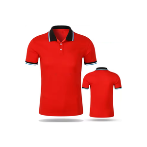 Polo FR personalizado de algodón puro negro 2024 bordado de alto peso mejor venta de Color sólido en Pakistán 2024 - Product Image 6