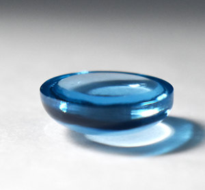 Topacio azul cielo, cabujones calibrados de 15mm, piedras preciosas sueltas de cristal de topacio de laboratorio de calidad fina para collar, joyería - Product Image 6