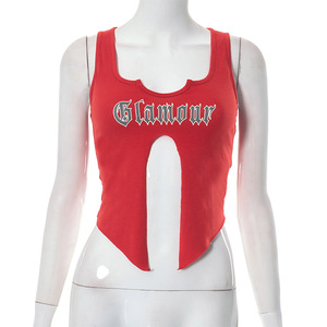 Camiseta sin Mangas Casual de Verano para Mujer al por Mayor con Logotipo Frontal, Colores Personalizados y Material de Spandex/Poliéster - Product Image 3