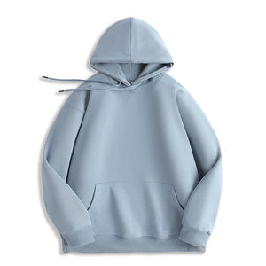 Boxy Style <b>Men's</b> 350G Heavy-Duty <b>Fleece</b> Cleanfit <b>Hoodie</b> Short and Wide <b>Lined</b> with Anti-Wrinkle Feature - Product Image 2