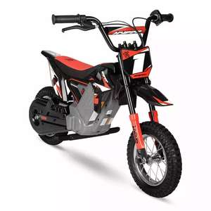 Offre spéciale : Moto tout-terrain électrique pour enfant Hyper HPR 350 24V, qualité industrielle OEM, à partir de 13 ans, rouge/noir - Product Image 1
