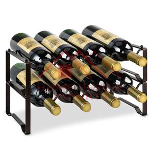 10 Bottle Tabletop <b>Wine</b> Bottle <b>Rack</b> in Gold Best Seller - Product Image 4