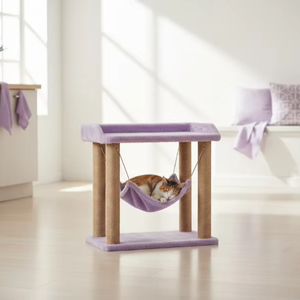 Amistar Lilac Paradise คุณภาพสูงพร้อมเปลญวนแมวเกาสำหรับแมวทุกขนาด - Product Image 5