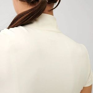 Nouveauté Chemise équestre technique élégant vêtements personnalisés en vrac en gros à manches courtes équitation couche de base chemises hautes - Product Image 3