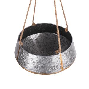 Macetas colgantes de Metal galvanizado, para jardín al aire libre, redondo, decoración moderna de plantas de granja - Product Image 2
