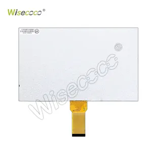 في الأسواق شاشة عرض LCD من Wisecoco بحجم 10.1 بوصة بتقنية Tft شاشة مخصصة تعمل باللمس بدقة 1024*600 ألوان RGB واجهة عرض 380cd/m2 لوحة عرض LCD لمشغل السيارة