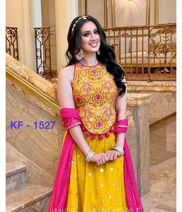 ชุดเดรสสำหรับเจ้าสาวชุดเดรสผ้าทอลายดอกมีลายปักหนา - Product Image 2