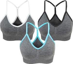 Nuevo Diseño de Sujetador Deportivo para Mujer, de Yoga y Gimnasio, con Soporte Alto, Resistente al Viento, de Secado Rápido, Transpirable, con Logotipo Frontal Personalizable, Tallas y Colores, Talla Grande - Product Image 2