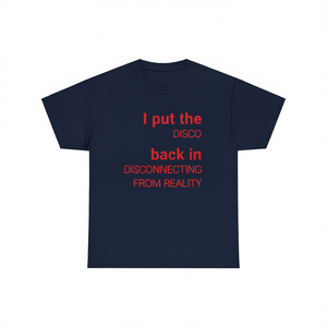 Camiseta divertida con diseño sarcástico e irónico, unisex, para adultos, manga corta, cuello redondo, impresión digital, desconexión de la realidad - Product Image 3