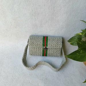 กระเป๋าถักโครเชต์สำหรับผู้หญิงกระเป๋าผ้าถักสะพายไหล่กระเป๋าถักโครเชต์น่ารักสำหรับเด็กผู้หญิงผลิตในเวียดนาม - Product Image 2