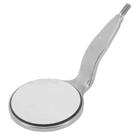 Implants dentaires DENTRIC Taille 5 Manuels Double Face Coniques à Surface Frontale Miroir Métallique Revêtement Rhodium Certifiés CE Classe I