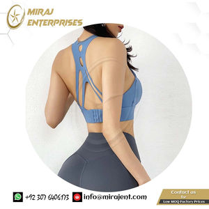 เสื้อกล้ามออกกำลังกายระบายอากาศได้ดีสำหรับผู้หญิงเสื้อกล้ามออกกำลังกายเล่นโยคะพร้อมชุดชั้นในดันทรงขนาดต่ำ - Product Image 4