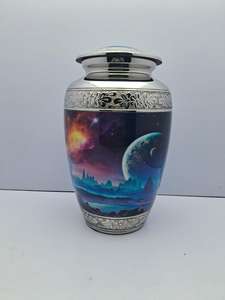 Urne funéraire en aluminium de style américain pour adultes, capacité de 220 pouces cubes, designs personnalisables, prix de gros - Product Image 5