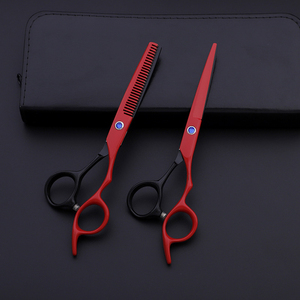 Profesional Japón J2 barbería peluquería 7 pulgadas 6cr corte de pelo tijera plana peluquero tijeras - Product Image 4