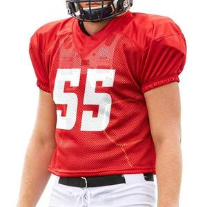 Service OEM Vêtements de football américain personnalisés sublimés de qualité Maillot de football américain vierge en polyester pour hommes T-shirt athlétique d'entraînement en maille - Product Image 1