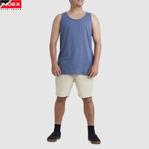 Débardeurs en coton tricoté respirant coupe ajustée pour hommes – Qualité supérieure, couleur personnalisable OEM, sans manches, pour l'entraînement estival - Product Image 6