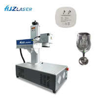 Mini máquina de marcado láser de fibra Uv de 3W para botella de agua, máquina de grabado láser para espejo de vidrio, fuente láser Raycus refrigerada por aire