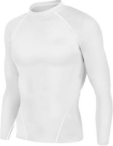 Nestrue <b>Sports</b> High Quality 100% Cotton Compression Suit for Men Plus Size Solid Pattern Private Label Winter Season Anti-UV - Product Image 2