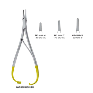 Mathieu ที่ใส่เข็มทันตกรรมคีมผ่าตัดทำจากสเตนเลสด้วยมือเครื่องมือทางทันตกรรม - Product Image 2