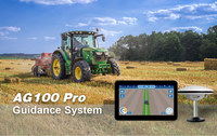 Sistem Panduan AG100 PRO RTK Gratis ±2.5cm PPP Gratis ±5-10cm Pemasangan Mudah Kemudi Otomatis Traktor