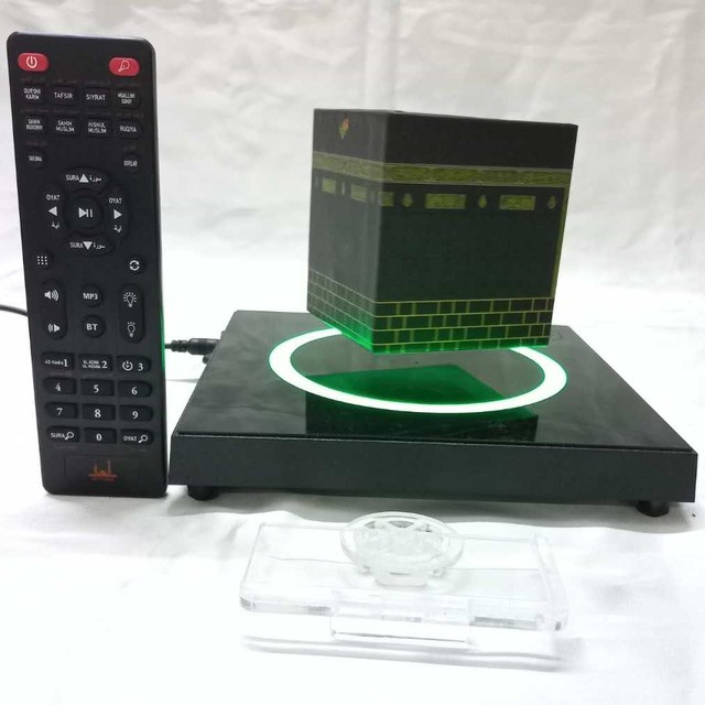 Quran Speaker MP3 Player with APP 3D Kaaba Makkah Model Home Ornament Islamic Gift