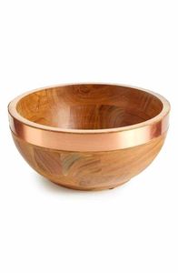 Tazón de madera para servir de buena calidad para Fideos para fiestas, almacenamiento de platos de cocina OEM personalizable, precio al por mayor, última llegada - Product Image 3