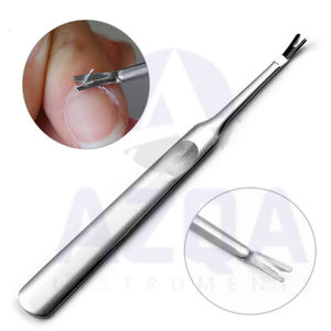 Empujador y Cortador de Cutículas en Forma de V de Acero Inoxidable para Manicura, Pedicura, Cuidado de las Uñas - Product Image 2