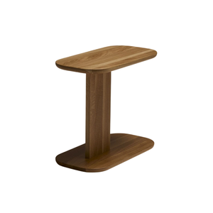 Table d'appoint ronde en chêne massif de style mission de haute qualité, artisanat vintage, table d'appoint de salon, meubles en gros - Product Image 6