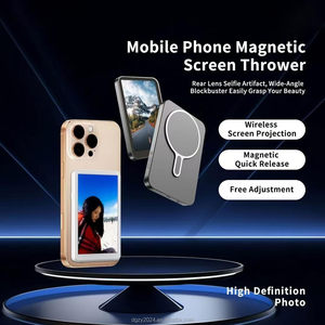 Pantalla trasera en tiempo real para teléfono, pantalla de temporizador automático, vídeo en vivo, pantalla de transmisión inalámbrica, divisor de asistencia, pantalla de Selfie magnética - Product Image 3