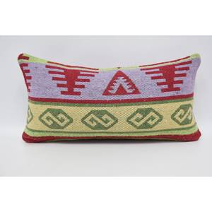 Almohada roja de lana bohemia de lujo, cojín tejido geométrico Vintage de 12x24 pulgadas para sofá, uso doméstico, tela de estilo navideño - Product Image 5