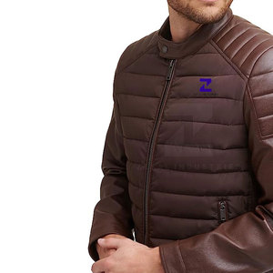 Veste matelassée de qualité supérieure, écologique, respirante, avec logo personnalisable sur le devant, vente directe d'usine, best-seller, veste d'hiver pour homme - Product Image 5