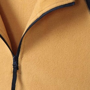 Chaqueta cálida con cremallera polar de invierno para hombre, jersey con media cremallera, sudadera con logotipo bordado personalizado, fabricante OEM a granel, 1/4 - Product Image 5