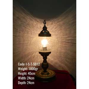 Mosaic Tiffany Lámpara De Mesa Hecha A Mano Grande N. ° 5 2017 - Product Image 2