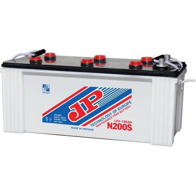 N170 (12V-170ah) Jp Hoge Kwaliteit Onderhoudsvrije Verzegelde Oplaadbare Batterij Gemaakt In Vietnam
