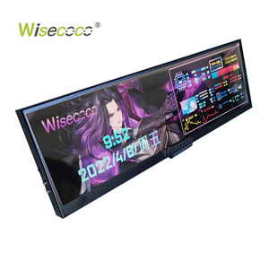 Layar Sentuh LCD 12.6 Inci 1920x515, <span class=keywords><strong>Monitor</strong></span> Portabel Bentangan untuk Raspberry Pi, Tampilan Aida64, Sistem Sekunder PC - Product Image 2
