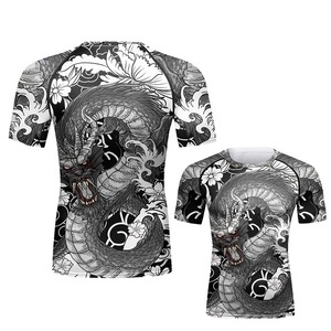 Camiseta de secado rápido para correr, camiseta de manga larga de compresión, camiseta de gimnasio para hombre, camiseta ajustada Rashgad 3305 - Product Image 1