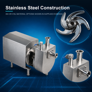 ปั๊มน้ำอัตโนมัติแบบมีตัวเรือน QY Standard Motor Square Housing Sanitary Self-Priming Pump 0.75kW 3m3/h ขนาดกะทัดรัด ขายส่งจากโรงงาน - Product Image 3