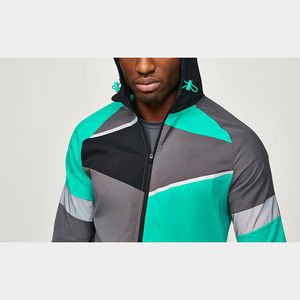 Vestes unisexes personnalisées OEM, coupe-vent imperméable d'extérieur, coupe-vent léger, survêtement pour hommes, prix de gros OEM 2025 - Product Image 6