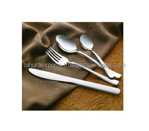 Ensemble de couverts de vaisselle en métal et acier inoxydable, ensemble de couverts de différentes tailles, argent polonais pour l'exportation depuis l'Inde - Product Image 6