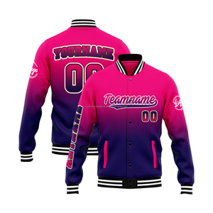 Custom Collegiate Sports Wool Varsity <b>Jacket</b> with Stand Collar & Front Embroidered Logo Windproof Breathable <b>Summer</b> MCACVJ-119 - Product Image 1