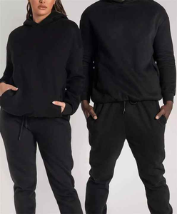 2025 Luxury Sweat Suit Jogger Set Sports Wear Unisex Plain Tracksuits Set Custom Sweatpants and Hoodie Set For Unisex - Product Image 2