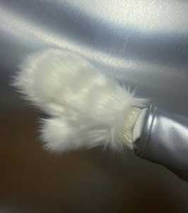 Shorts Cortos de Invierno de Piel de Zorro de Lujo para Mujer, Top Corto con Capucha, Cortavientos, Cálido, Talla Grande, Ecológico - Product Image 1