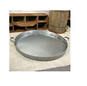 ถาดโลหะสเตนเลสตกแต่งบ้าน,ถาดตกแต่งงานแต่งงานหรูหราทรงกลมดีไซน์ใหม่ - Product Image 1